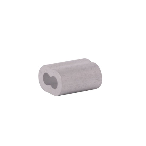 Casquillo De Aluminio Doble 3/8" (Precio X Pieza - Empaque Con 50 Pzs) | C-01092