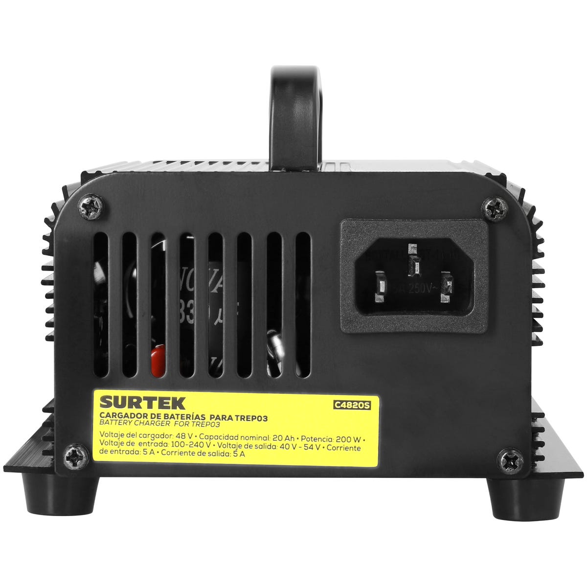 Cargador De Baterías 48 V 20 Ah Para TREP03, Surtek C4820S