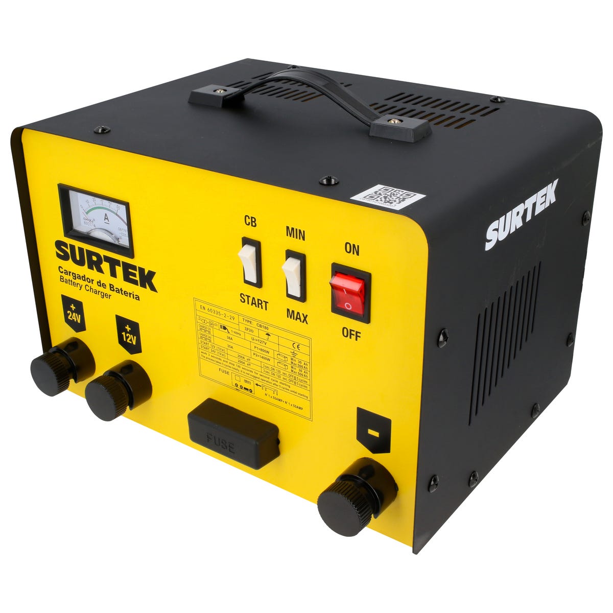 Cargador De Bateria 180 A, Surtek CB180