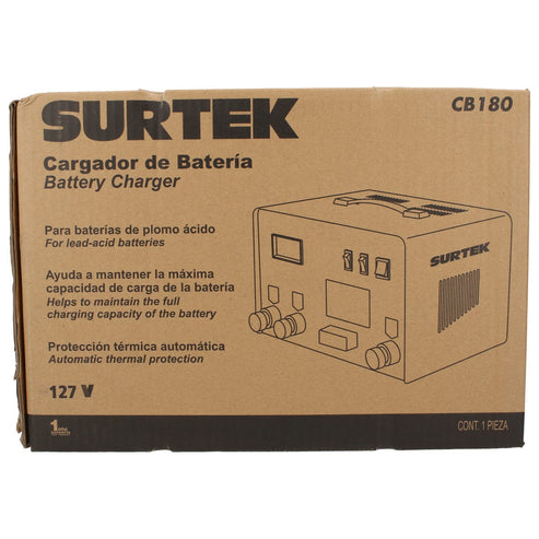Cargador De Bateria 180 A, Surtek CB180