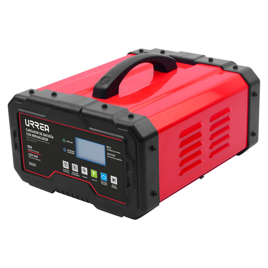 Cargador De Batería Con Arrancador 250A, 12VDC, 24VDC, Urrea CBA250