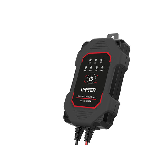 Cargador De Bateria Con Estabilizador 4A, 6VDC, 12VDC, Urrea CBE4