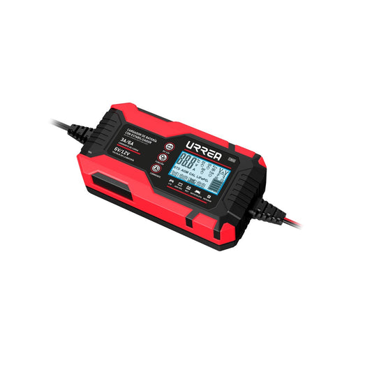 Cargador De Bateria Con Estabilizador 3A Y 6A, 6VDC, 12VDC, Urrea CBE6
