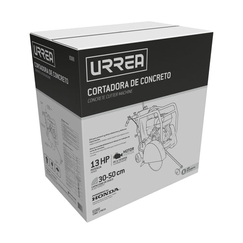 Cortadora De Concreto A Gasolina Con Motor De 4 Tiempos, 13 HP, Urrea CC820