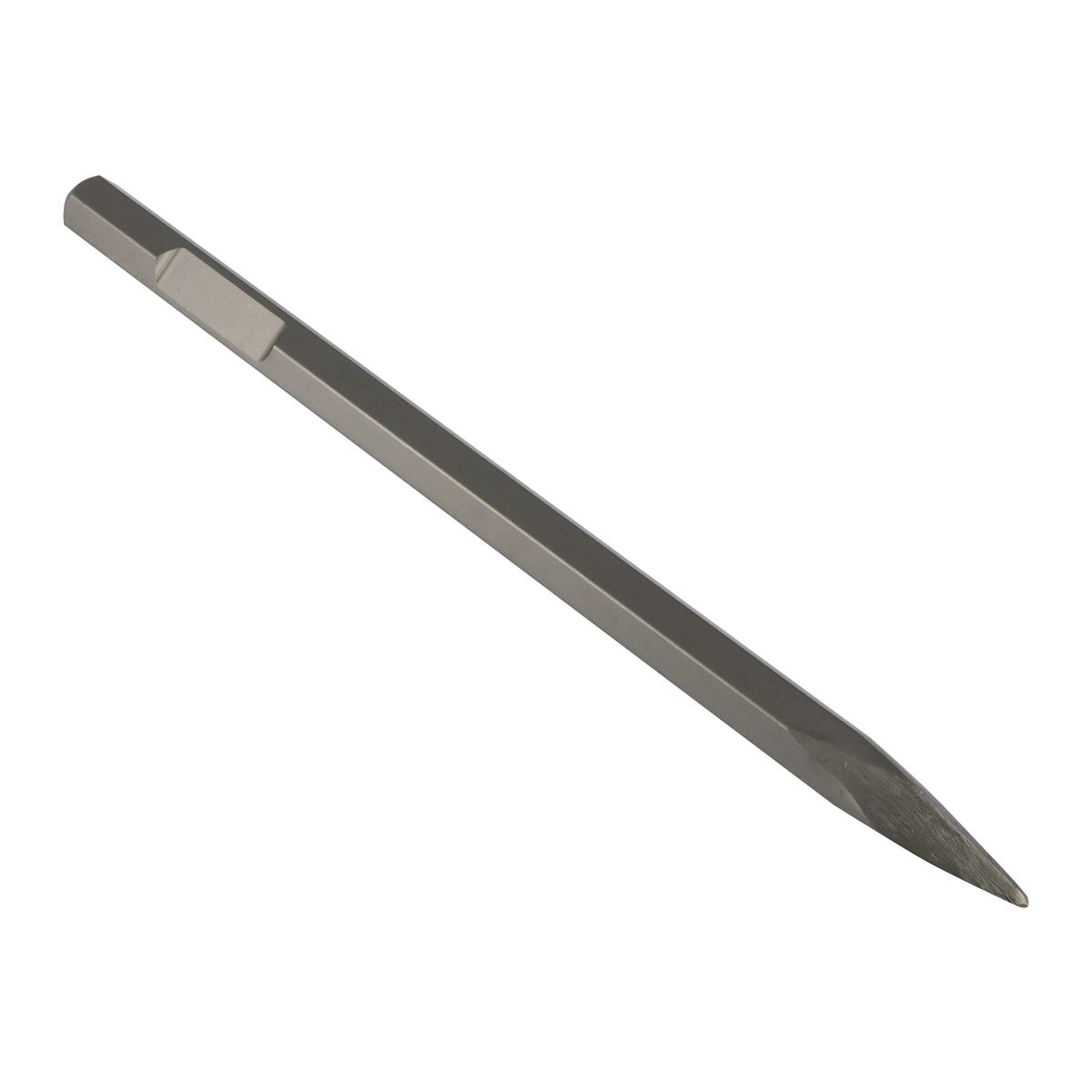 Cincel Corta Frío Para Martillos Demoledores Punta HEX 28 mm x 520 mm, Urrea CF28P
