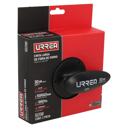Cinta Larga De Fibra De Vidrio, 30 m Recubrimiento TPU, Urrea CLF30