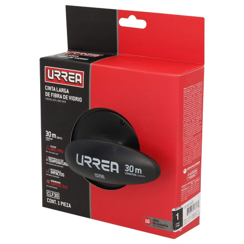 Cinta Larga De Fibra De Vidrio, 30 m Recubrimiento TPU, Urrea CLF30