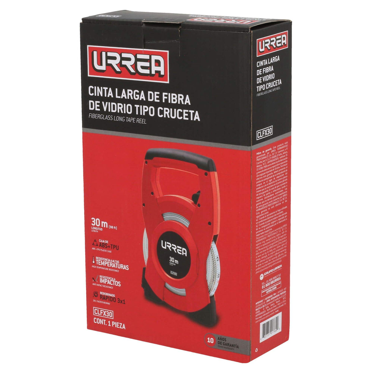 Cinta Larga De Fibra De Vidrio, Tipo Cruceta, Urrea CLFX30