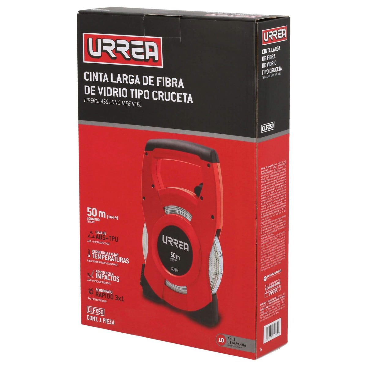 Cinta Larga De Fibra De Vidrio, Tipo Cruceta, Urrea CLFX50