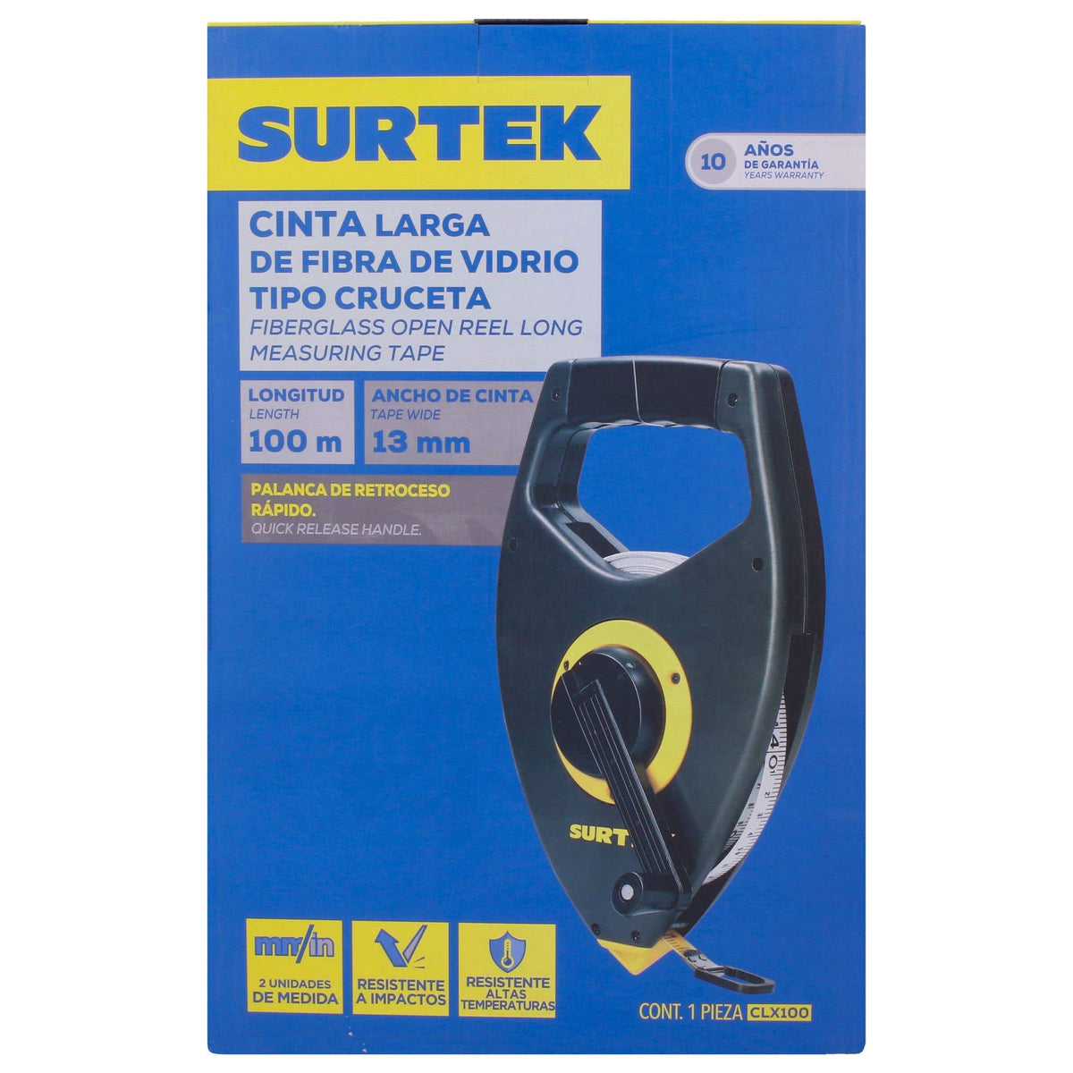 Cinta Larga De Fibra De Vidrio, Tipo Cruceta, Surtek CLX100