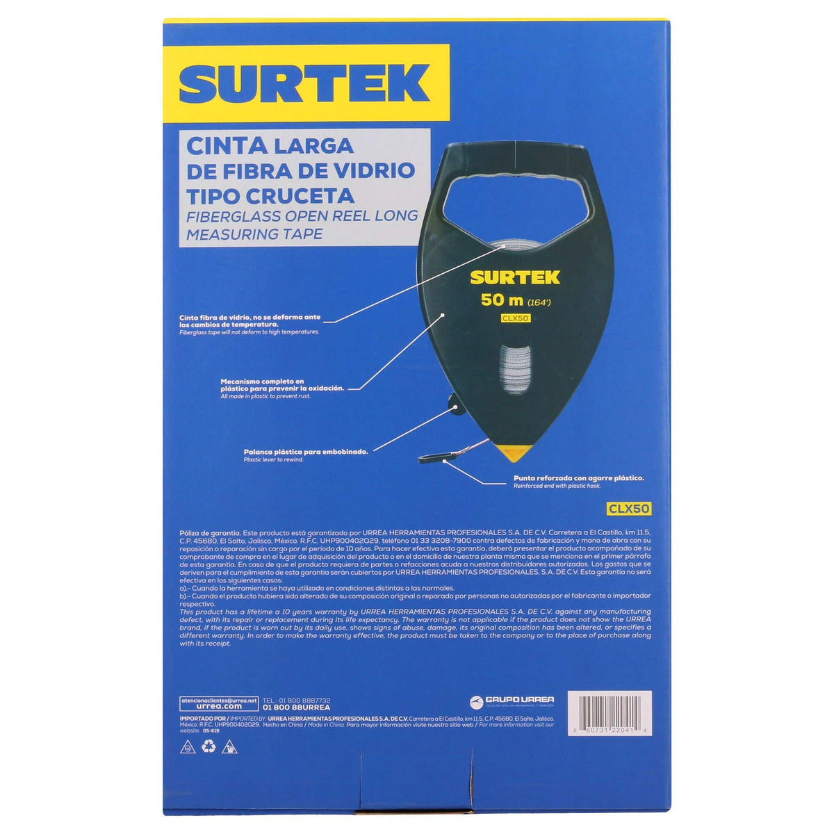 Cinta Larga De Fibra De Vidrio, Tipo Cruceta, Surtek CLX50