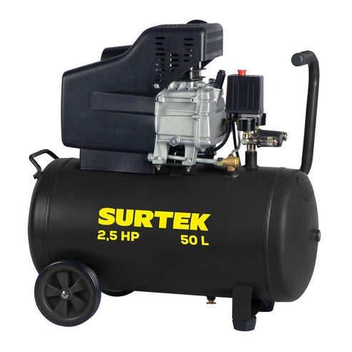 Compresor De Aire Eléctrico Lubricado 50 L, 3 HP, Surtek CMP550