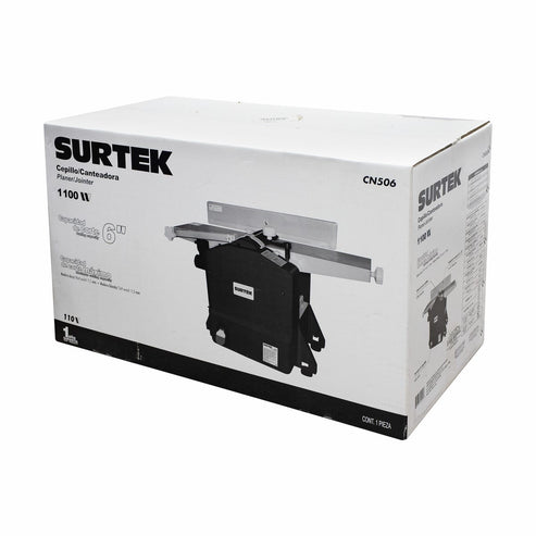 Cepillo Canteador 6 1-1/2 HP, 1100 W, Surtek CN506
