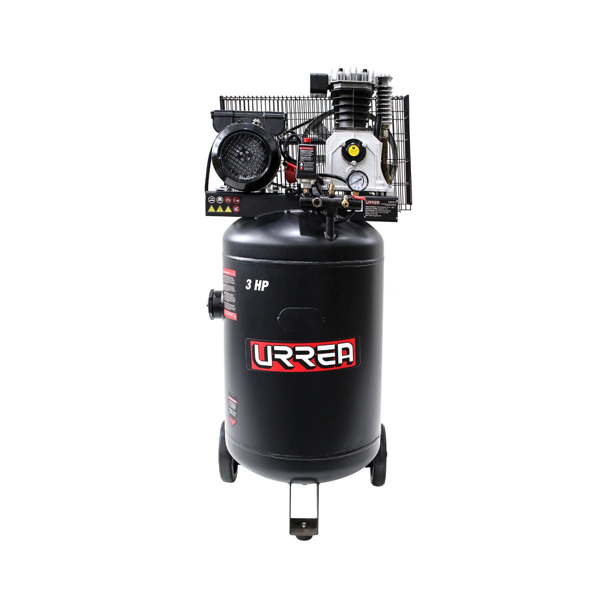 Compresor De Aire Eléctrico Lubricado Vertical, 115 L, Urrea COMP8115