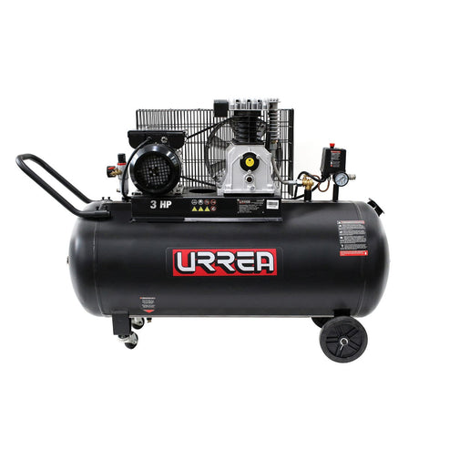 Compresor De Aire Eléctrico Lubricado 200 L, 3 HP, Urrea COMP8200