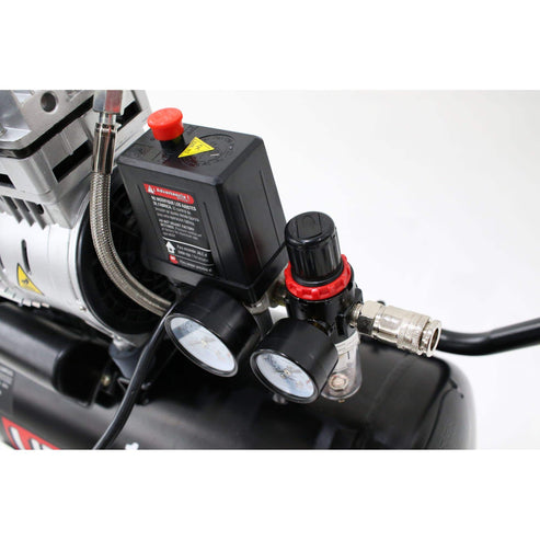 Compresor De Aire Eléctrico Libre De Aceite 24 L, 1.5 HP, Urrea COMP824L