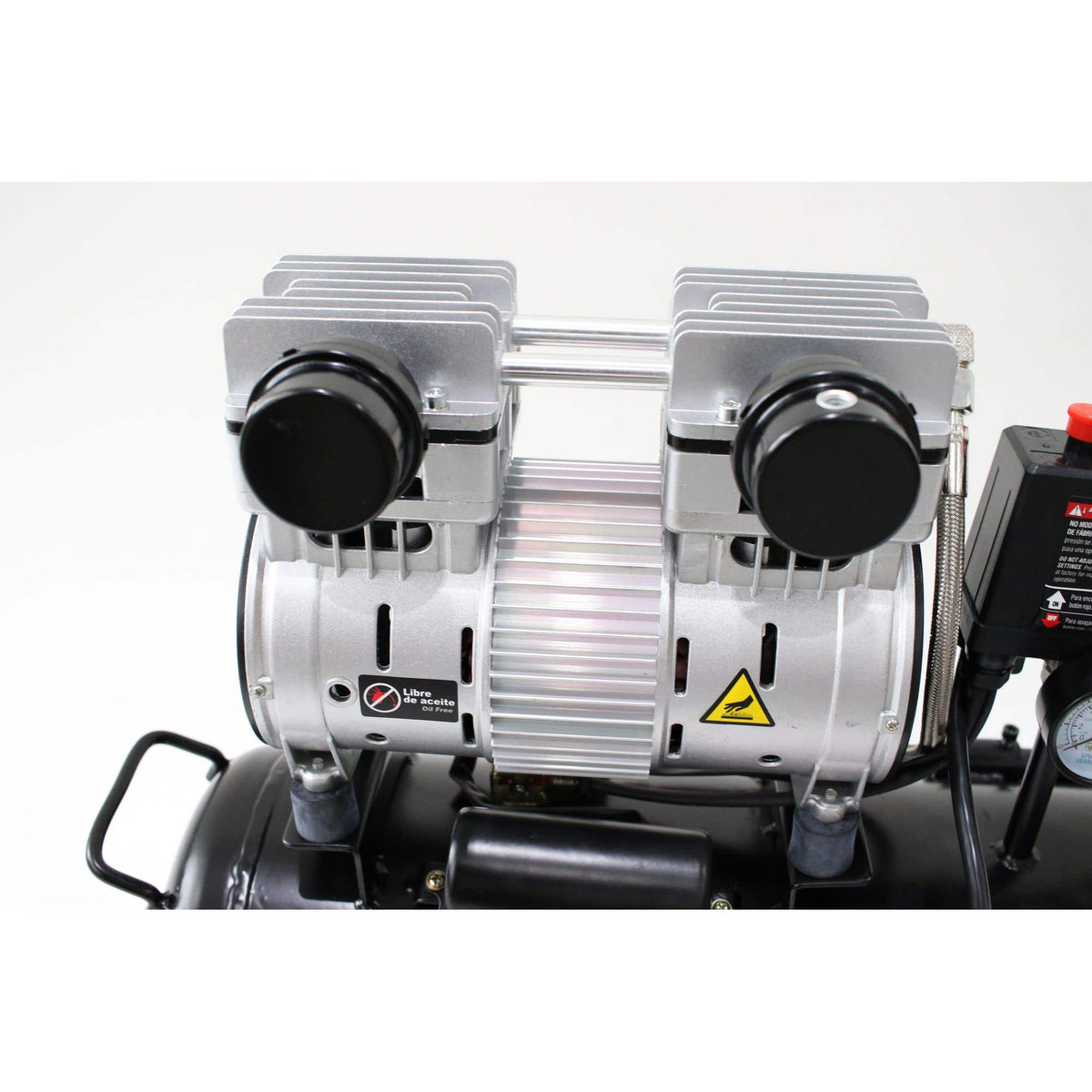 Compresor De Aire Eléctrico Libre De Aceite 24 L, 1.5 HP, Urrea COMP824L