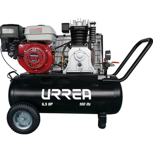 Compresor De Aire A Gasolina 100 L, 6.5 HP, Urrea COMP9100A