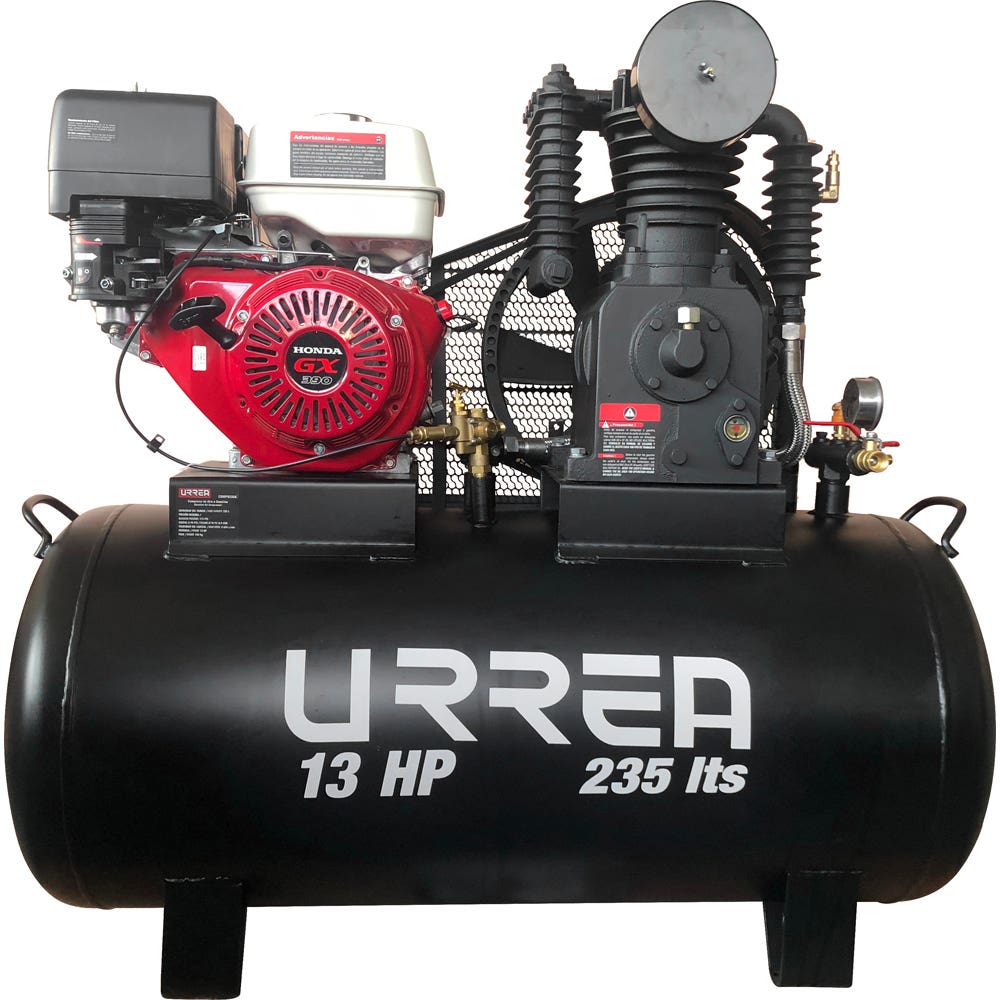 Compresor De Aire A Gasolina 235 L, 13 HP, Urrea COMP9235A
