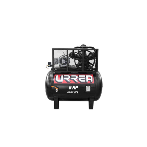 Compresor De Aire Eléctrico De Banda 300 L, 5 HP, Urrea COMP9503