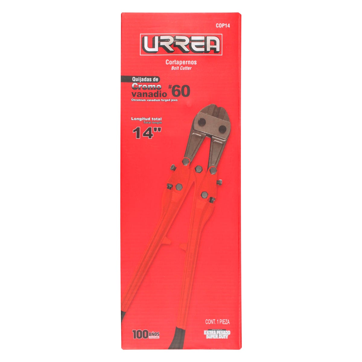 Cortapernos Forjado Con Grip 14, Urrea COP14