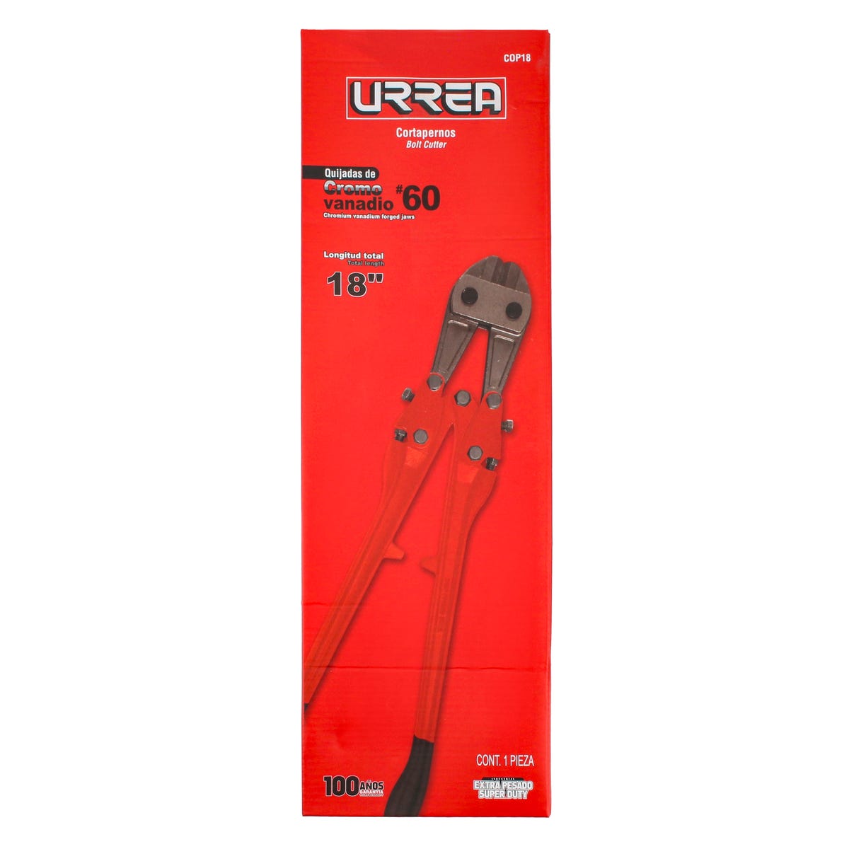Cortapernos Forjado Con Grip 18, Urrea COP18