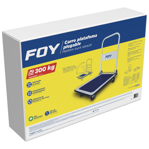 Carro Plataforma Con Maneral Retráctil 91 cm x 61 cm, 5, Foy CPLF30