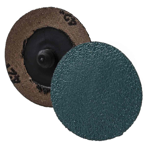 Disco Cambio Rápido 2" Tipo R Zirconia Con Respaldo De Poliéster G100