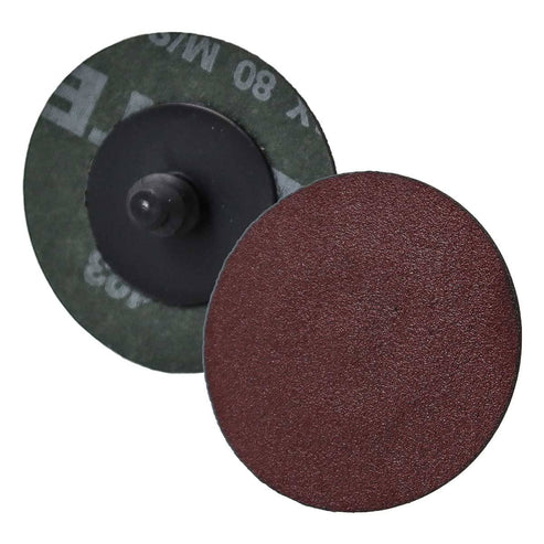 Disco Cambio Rápido 2" Tipo R Óxido De Aluminio Con Respaldo De Tela De Fibra G120