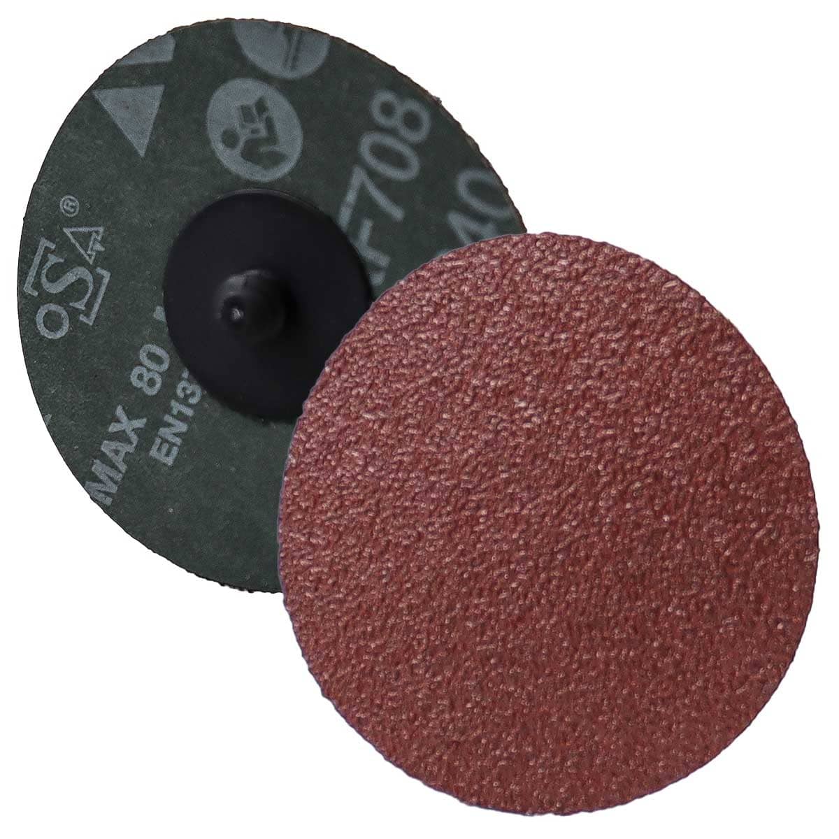Disco Cambio Rápido 3" Tipo R Óxido De Aluminio Con Respaldo De Tela De Fibra G40