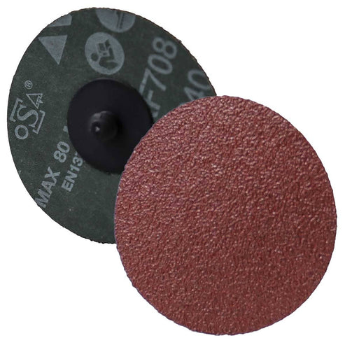 Disco Cambio Rápido 3" Tipo R Óxido De Aluminio Con Respaldo De Tela De Fibra G40