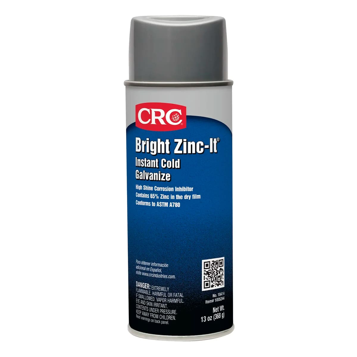 Zinc Galvanizado Brillante en Aerosol Bright Zinc-it (368g) | CRC-18414