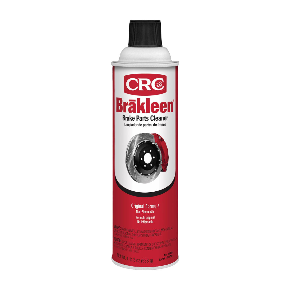 Limpiador de Partes de Frenos Brakleen no Inflamable Aerosol (538G) | CRC-85089