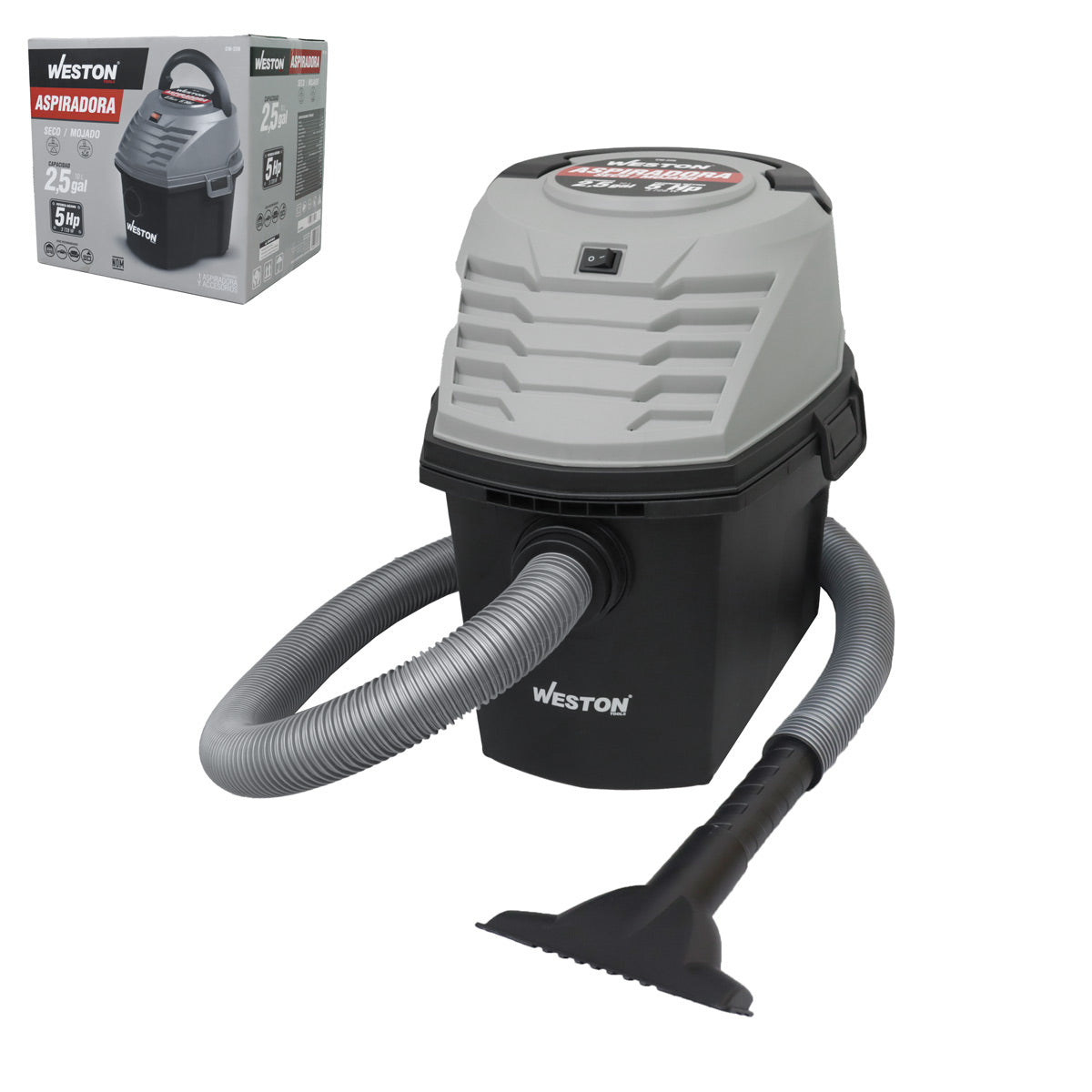 Aspiradora Mojado/Seco 2.5GAL (10 L) 5HP 127V | CW-220