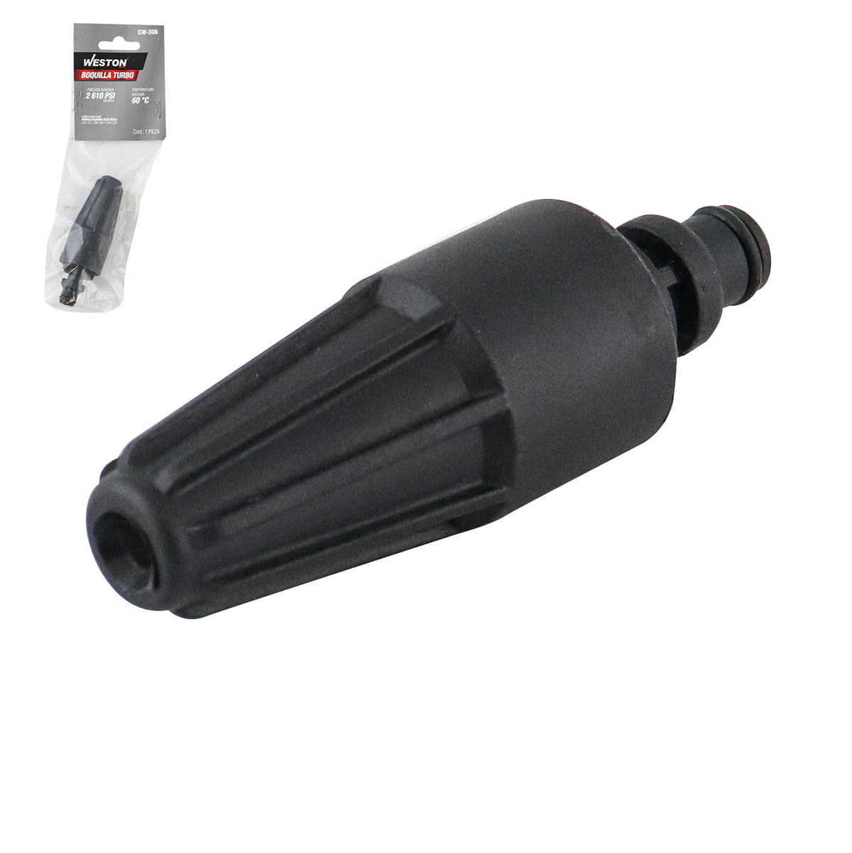 Boquilla Turbo Para Hidrolavadora Weston CW-127, CW-128 Y CW-129 | CW-306