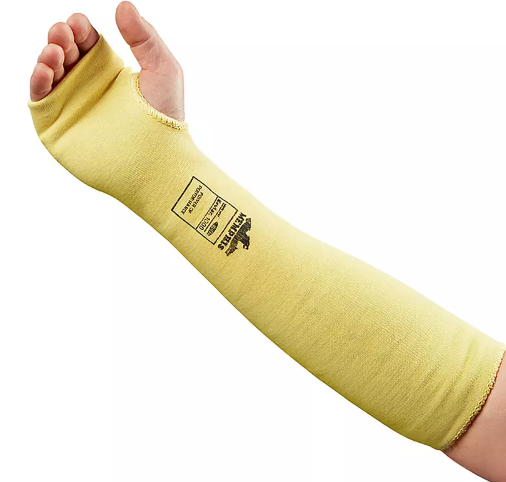 Manga De Kevlar Con Orificio Para Pulgar 18"