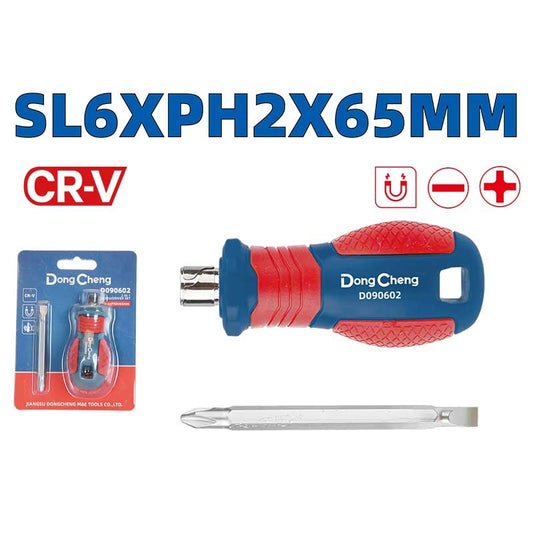 Juego Destornillador 2 en 1 SL6×PH2×65 MM | DC-HD090602