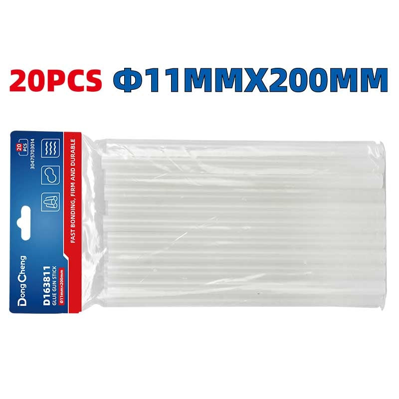 Barras de Silicón Ø11mm x 200mm Dong Cheng (Paquete 20 Piezas) | DC-HD163811