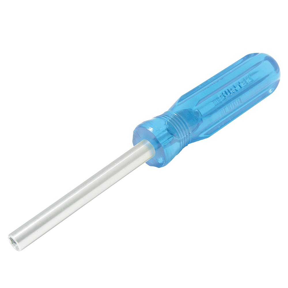 Destornillador Con Mango Azul, Mágnetico Para Puntas Hexágono Intercambiables De 1/4, Surtek D300