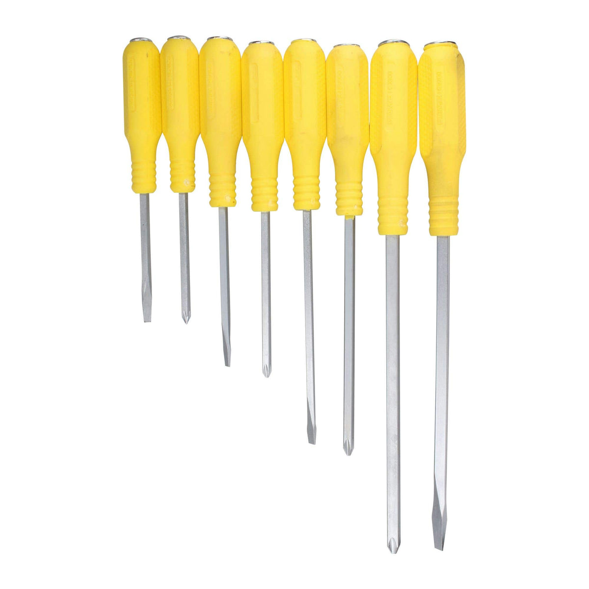 Juego De Destornilladores Con Mango Amarillo De Golpe Combinados, 8 Piezas En Estuche, Surtek D400G