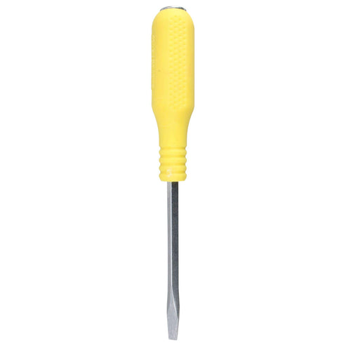 Destornillador Con Mango Amarillo De Golpe, Punta Plana Barra Cuadrada 1/4 x 4, Surtek D404G
