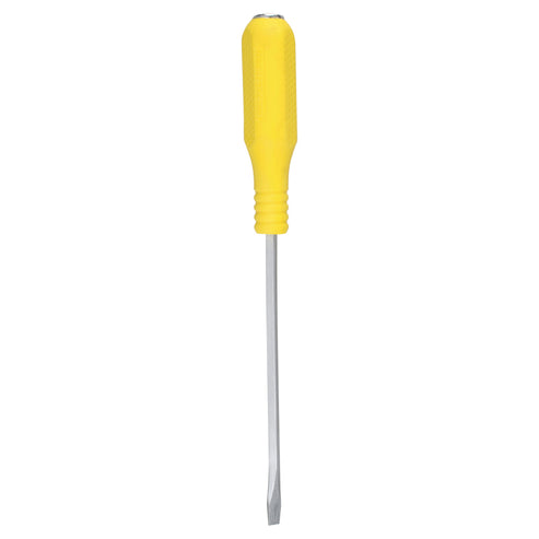 Destornillador Con Mango Amarillo De Golpe, Punta Plana Barra Cuadrada 1/4 x 6, Surtek D416G