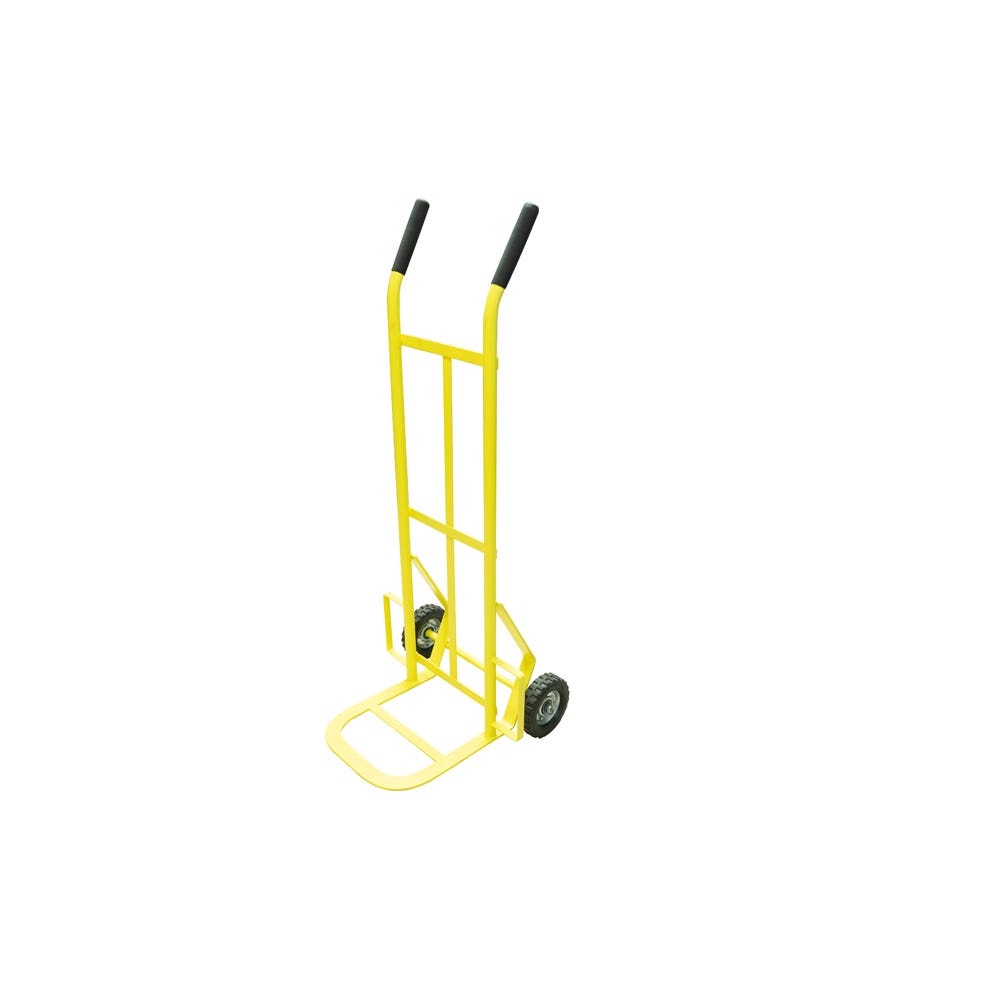 Diablo Bodeguero Con Llanta Sólida 6 Color Amarillo, Capacidad 100 kg, Surtek DBS1