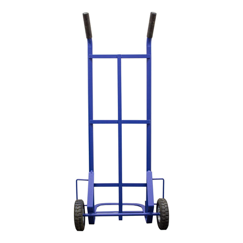 Diablo Bodeguero Con Llanta Sólida 8 Color Azul, Capacidad 400 kg, Surtek DBS400A
