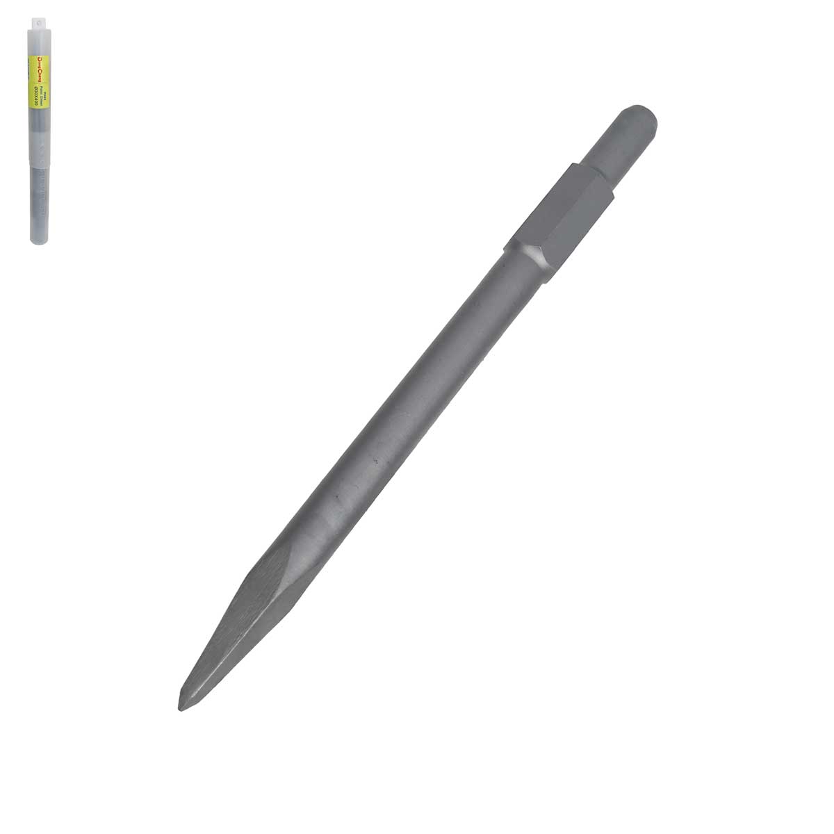 Cincel De Punta Hexagonal 30 MM PH65 Para Martillo Demoledor DZG04-15S | DC-30470300007