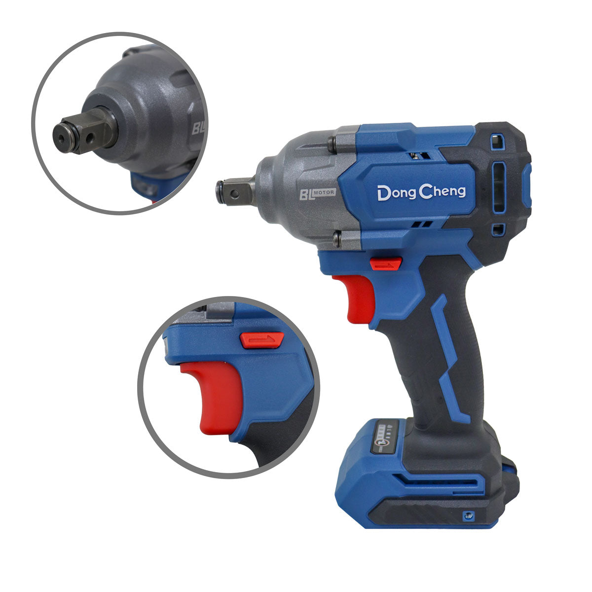 Llave De Impacto Inalámbrica Sin Carbones 20V MAX 1/2" 2400RPM 3500IPM 360FT/LBS (Sin Batería) | DC-DCPB488Z