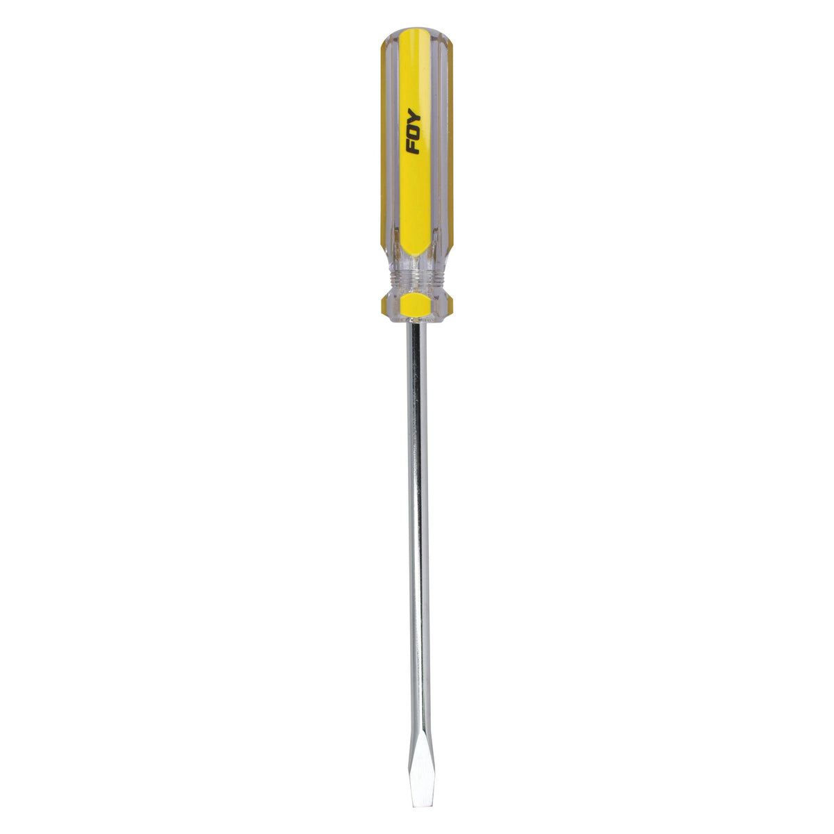 Destornillador Con Mango De PVC, Punta Plana Barra Redonda 1/4 x 6, Foy DEP46
