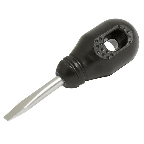 Destornillador Con Mango Negro, Tipo Trompo Punta Plana 1/4 x 1-1/4, Foy DER52