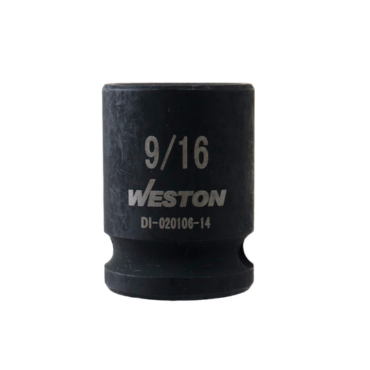 Dado De Impacto Corto Cuadro 3/8" 6 Puntas 9/16"