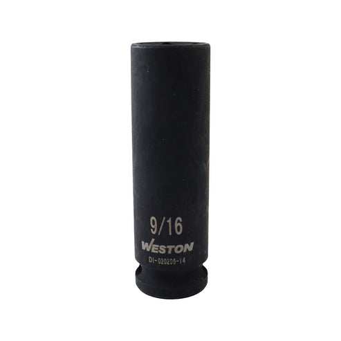 Dado De Impacto Largo Cuadro 3/8" 6 Puntas 9/16"